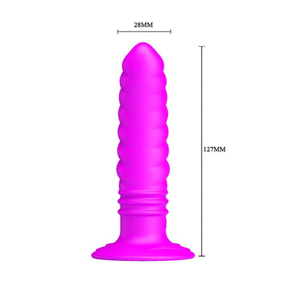 PRETTYLOVE - VIBRADOR TWIST PLUG ANAL PÚRPURA