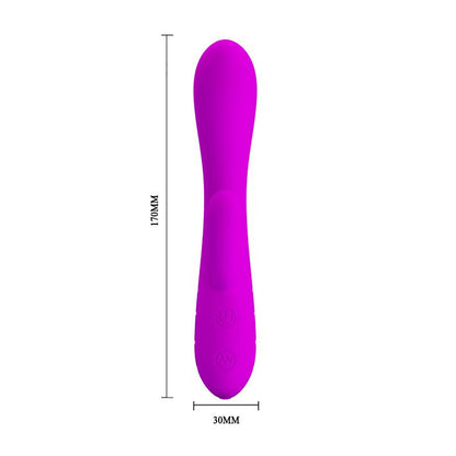 PRETTYLOVE - VIBRADOR VICTOR COLOR PÚRPURA