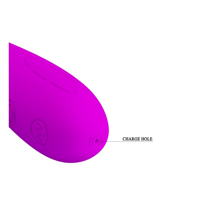 PRETTYLOVE - VIBRADOR VICTOR COLOR PÚRPURA