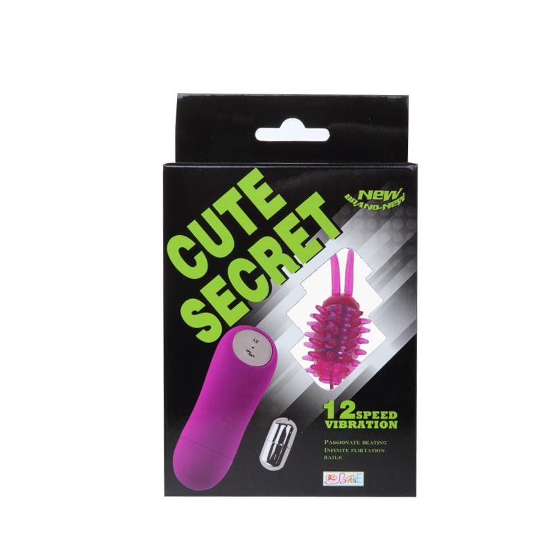 BAILE - VIBRADORA CUTE SECRET ROSA