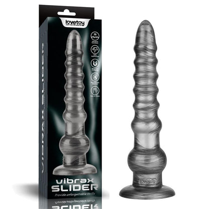 LOVETOY - VIBRAX SLIDER DILDO ANAL CON VIBRACIÓN KING SIZED 12.5