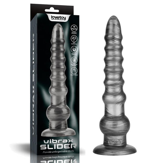 LOVETOY - VIBRAX SLIDER DILDO ANAL CON VIBRACIÓN KING SIZED 12.5