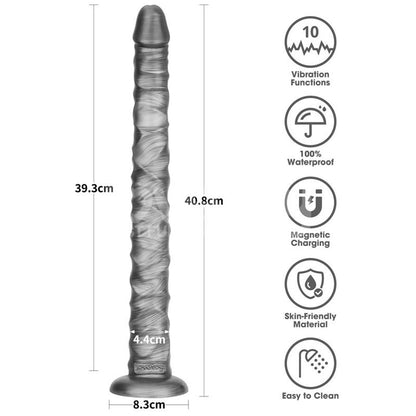 LOVETOY - VIBRAX SLIDER DILDO ANAL CON VIBRACIÓN KING SIZED 16