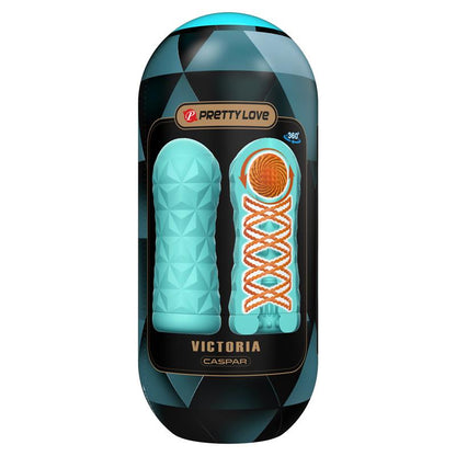 PRETTYLOVE - VICTORIA CASPAR MASTURBADOR MANUAL BOLA GIRATORIA