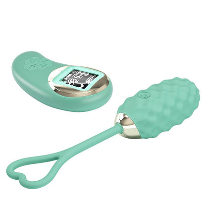 PRETTYLOVE - VIVIAN HUEVO VIBRADOR CON CONTROL REMOTO PANTALLA DIGITAL VERDE