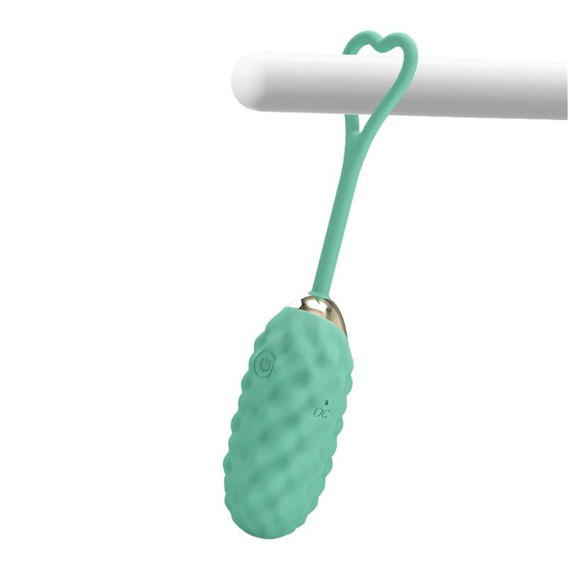PRETTYLOVE - VIVIAN HUEVO VIBRADOR CON CONTROL REMOTO PANTALLA DIGITAL VERDE