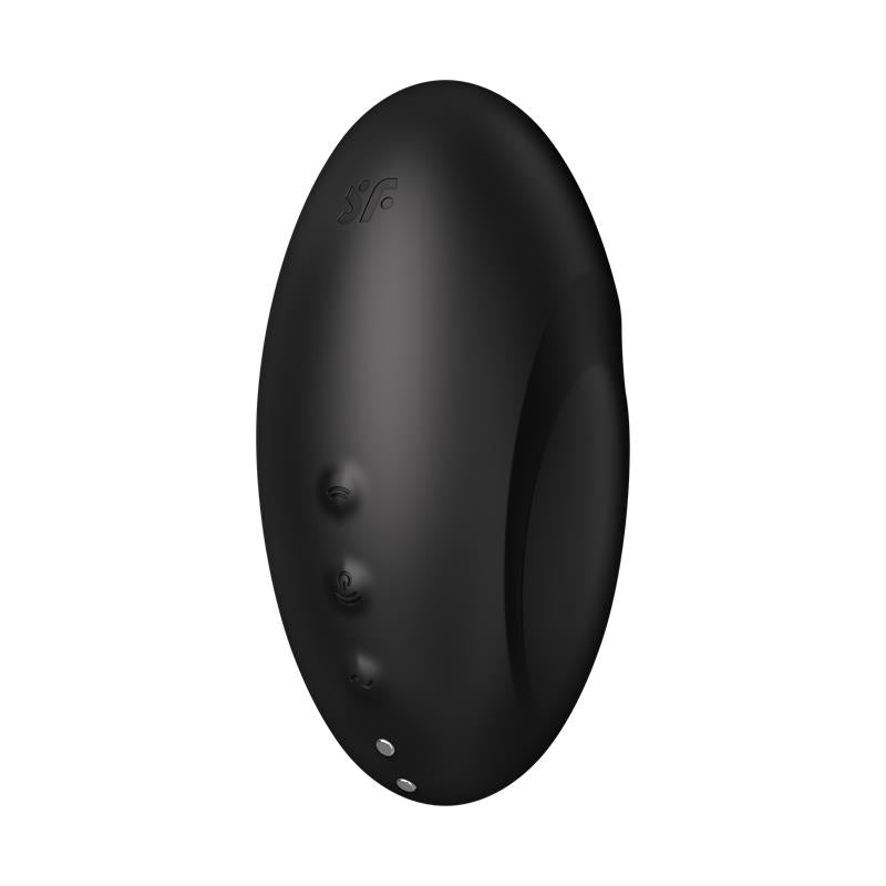 SATISFYER - VULVA LOVER 3 SUCCIONADOR DE CLÍTORIS NEGRO