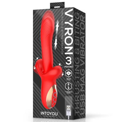 INTOYOU - VYRON VIBRADOR CON THRUSTING Y BITING (MORDISQUEO)