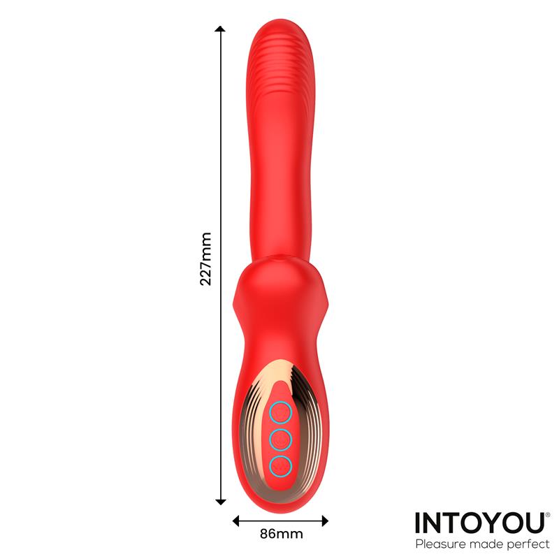 INTOYOU - VYRON VIBRADOR CON THRUSTING Y BITING (MORDISQUEO)