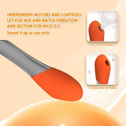 CHISA - WALLOW SUCCIONADOR DE CLÍTORIS CON VIBRACIÓN