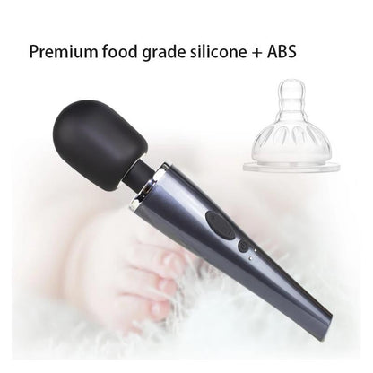 TARDENOCHE - WAND MASSAGER RELYME USB SILICONE BLACK