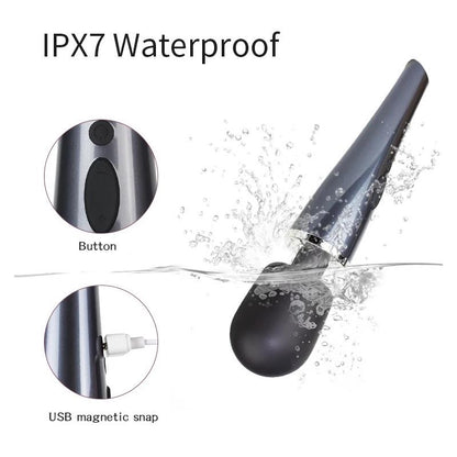 TARDENOCHE - WAND MASSAGER RELYME USB SILICONE BLACK