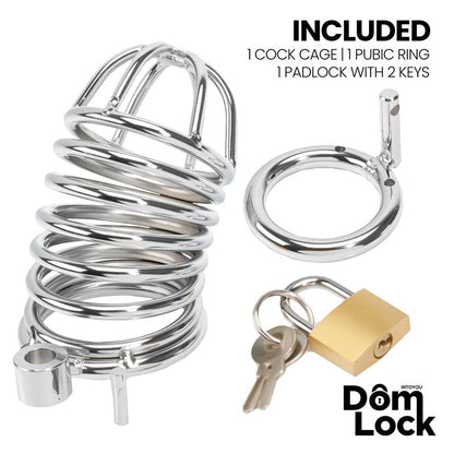 DOMLOCK - WARDEN JAULA PARA EL PENE TALLA M