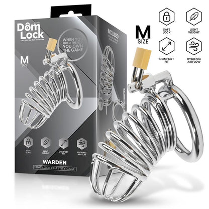 DOMLOCK - WARDEN JAULA PARA EL PENE TALLA M