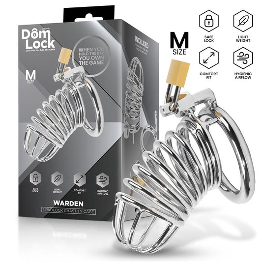 DOMLOCK - WARDEN JAULA PARA EL PENE TALLA M