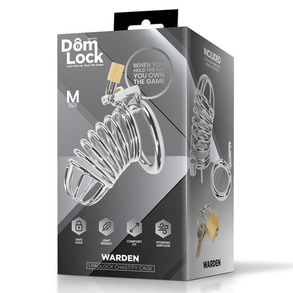 DOMLOCK - WARDEN JAULA PARA EL PENE TALLA M