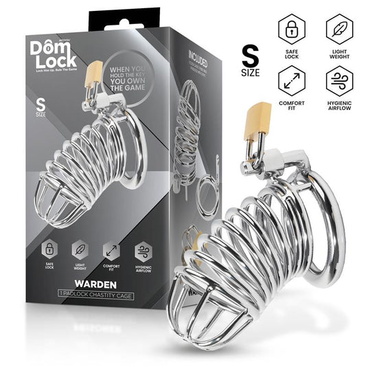 DOMLOCK - WARDEN JAULA PARA EL PENE TALLA S
