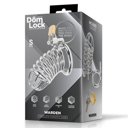 DOMLOCK - WARDEN JAULA PARA EL PENE TALLA S