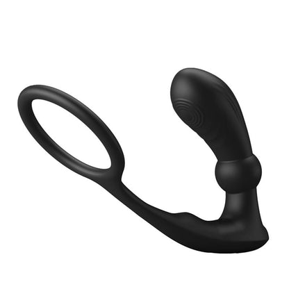 PRETTYLOVE - WARREN PLUG ANAL Y ANILLO PARA EL PENE CON VIBRACIÓN Y PULSACIÓN A CONTROL REMOTO