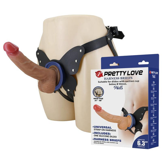 PRETTYLOVE - WELLS ARNÉS UNIVERSAL CON DILDO