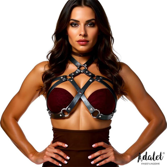 ADALET LINGERIE - WENDY ARNÉS DE PECHO CUERO VEGANO TALLA ÚNICA