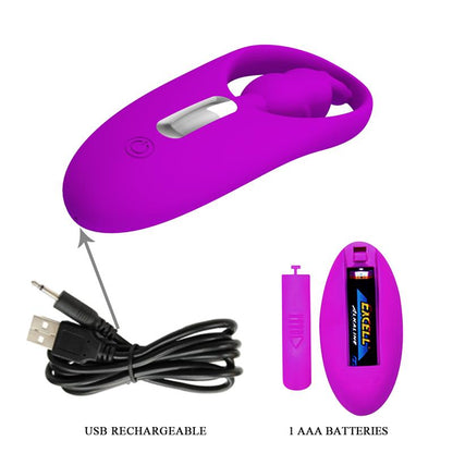 PRETTYLOVE - WILD RABBIT ESTIMULADOR PARA BRAGUITA CON CONTROL REMOTO