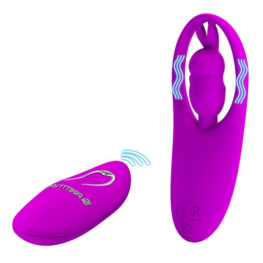 PRETTYLOVE - WILD RABBIT ESTIMULADOR PARA BRAGUITA CON CONTROL REMOTO