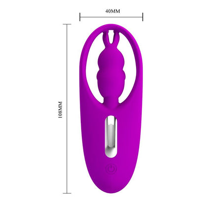 PRETTYLOVE - WILD RABBIT ESTIMULADOR PARA BRAGUITA CON CONTROL REMOTO