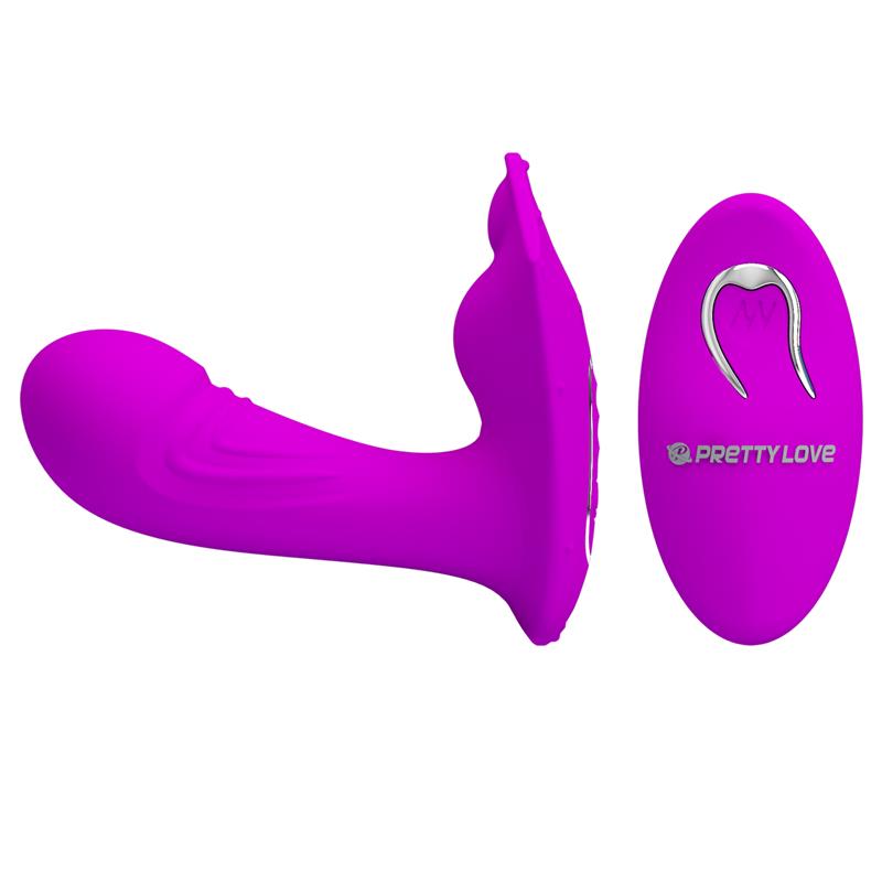 PRETTYLOVE - WILLIE ESTIMULADOR CON CONTROL REMOTO ROSA