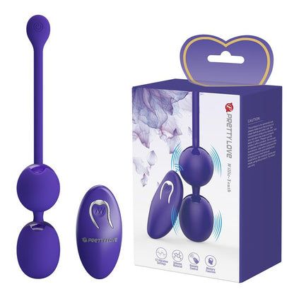 PRETTYLOVE - WILLIE YOUTH BOLAS KEGEL CON VIBRACIÓN Y CONTROL REMOTO