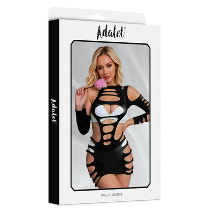ADALET LINGERIE - WILLOW VESTIDO HOLLOW-OUT NEGRO TALLA ÚNICA