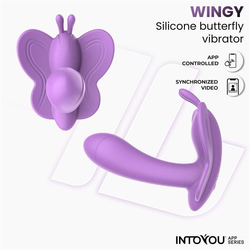 INTOYOU APP SERIES - WINGY ESTIMULADOR MARIPOSA CON APP LAVANDA