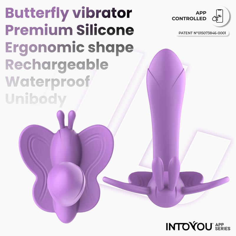 INTOYOU APP SERIES - WINGY ESTIMULADOR MARIPOSA CON APP LAVANDA