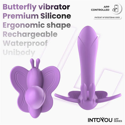 INTOYOU APP SERIES - WINGY ESTIMULADOR MARIPOSA CON APP LAVANDA