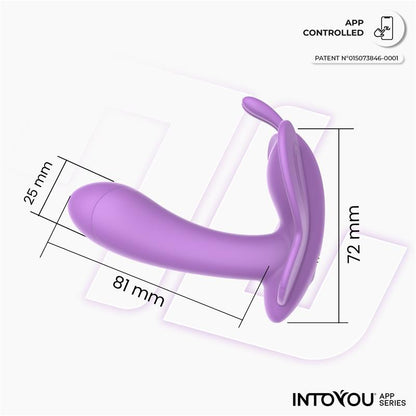 INTOYOU APP SERIES - WINGY ESTIMULADOR MARIPOSA CON APP LAVANDA