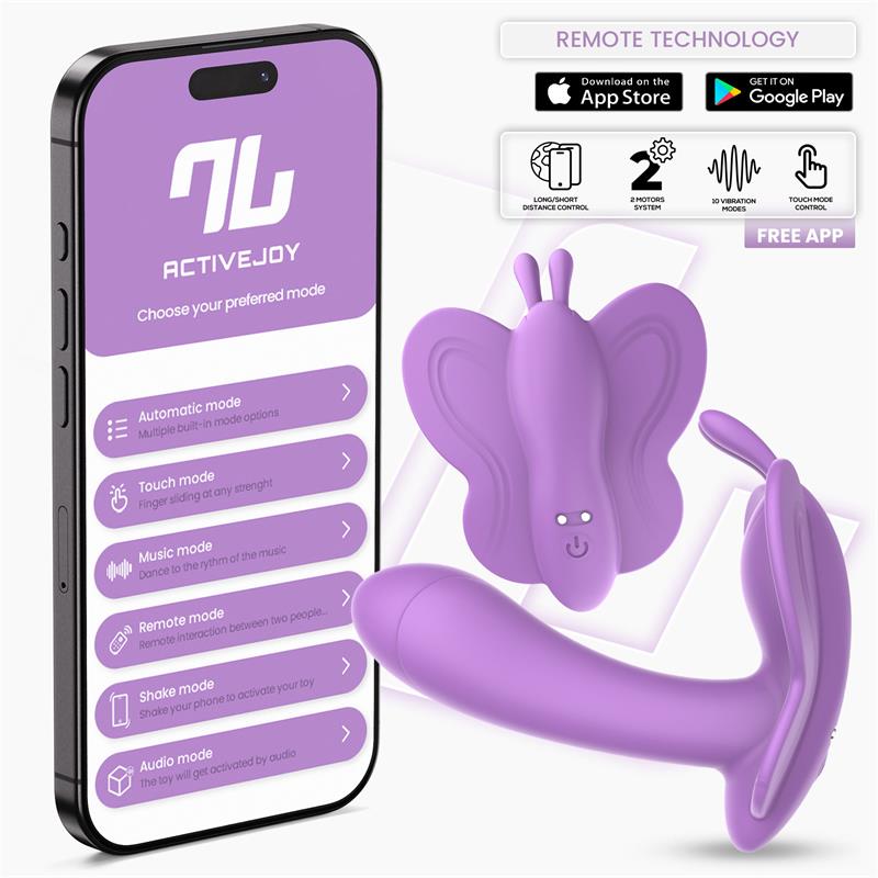 Wingy Estimulador Mariposa con APP Lavanda