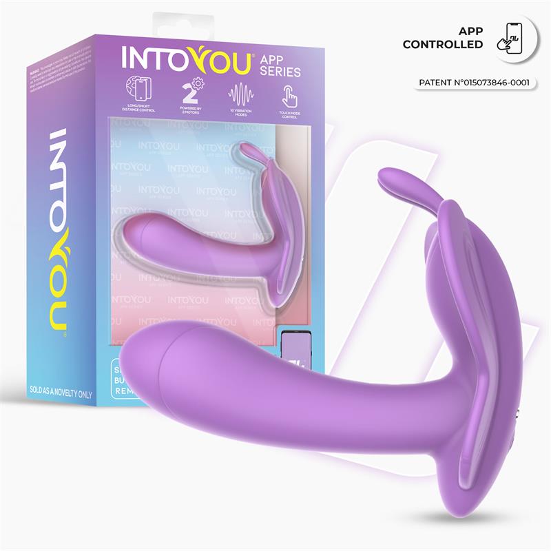 INTOYOU APP SERIES - WINGY ESTIMULADOR MARIPOSA CON APP LAVANDA