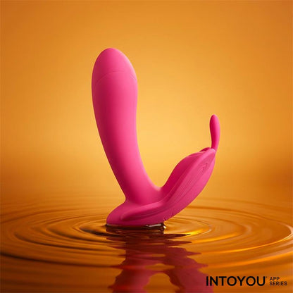 INTOYOU APP SERIES - WINGY ESTIMULADOR MARIPOSA CON APP PEACH RED