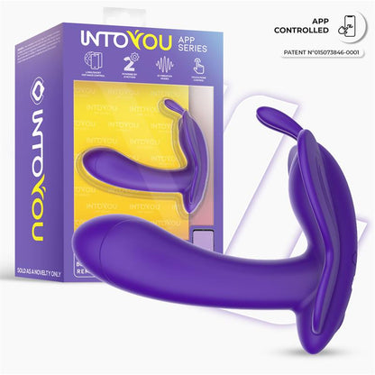 INTOYOU APP SERIES - WINGY ESTIMULADOR MARIPOSA CON APP PÚRPURA