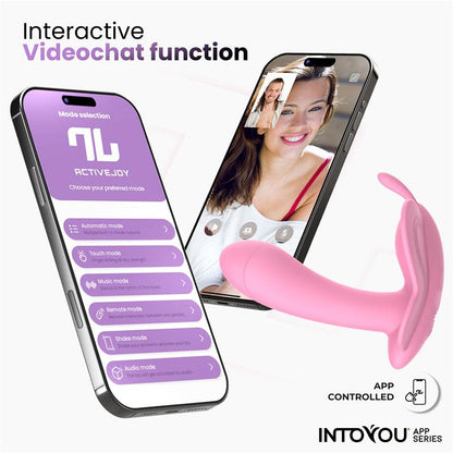 INTOYOU APP SERIES - WINGY ESTIMULADOR MARIPOSA CON APP ROSA