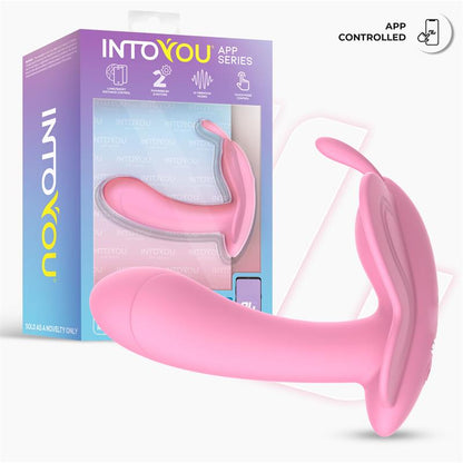 INTOYOU APP SERIES - WINGY ESTIMULADOR MARIPOSA CON APP ROSA