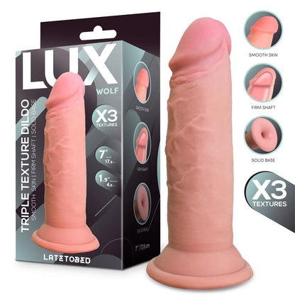 LUX - WOLF DILDO TRIPLE DENSIDAD 7