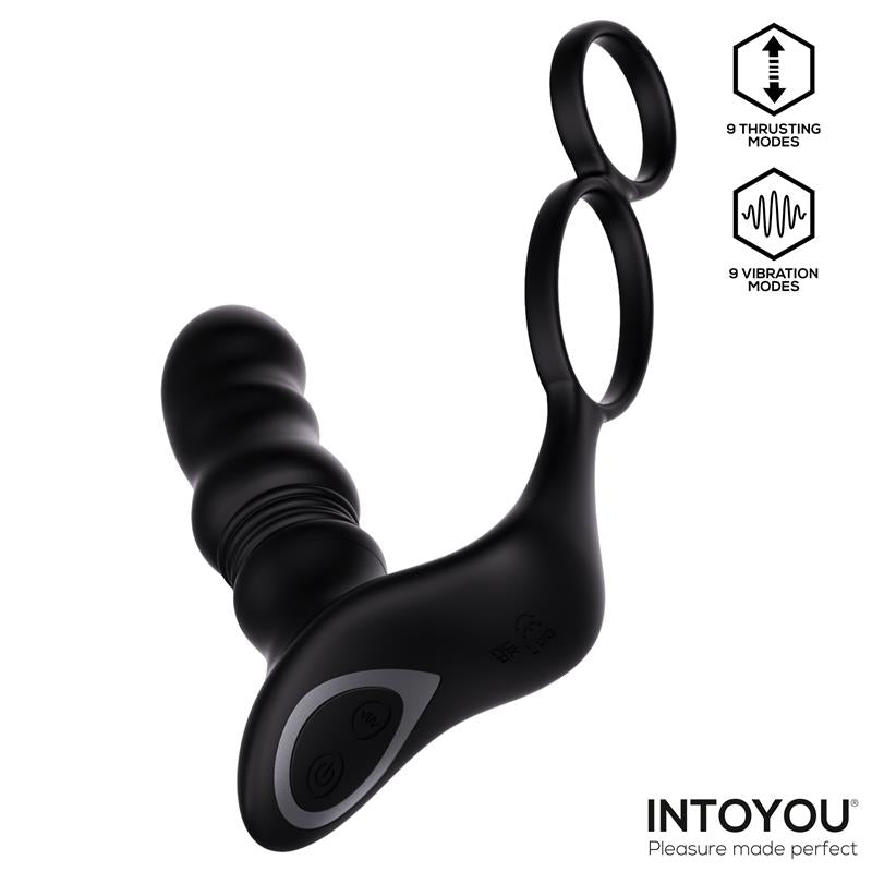 INTOYOU - WOMP MASAJEADOR PROSTÁTICO CON VIBRACIÓN, THRUSTING Y CONTROL REMOTO