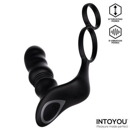 INTOYOU - WOMP MASAJEADOR PROSTÁTICO CON VIBRACIÓN, THRUSTING Y CONTROL REMOTO