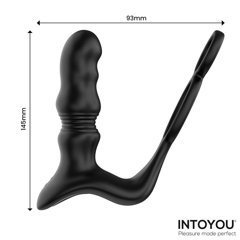 INTOYOU - WOMP MASAJEADOR PROSTÁTICO CON VIBRACIÓN, THRUSTING Y CONTROL REMOTO