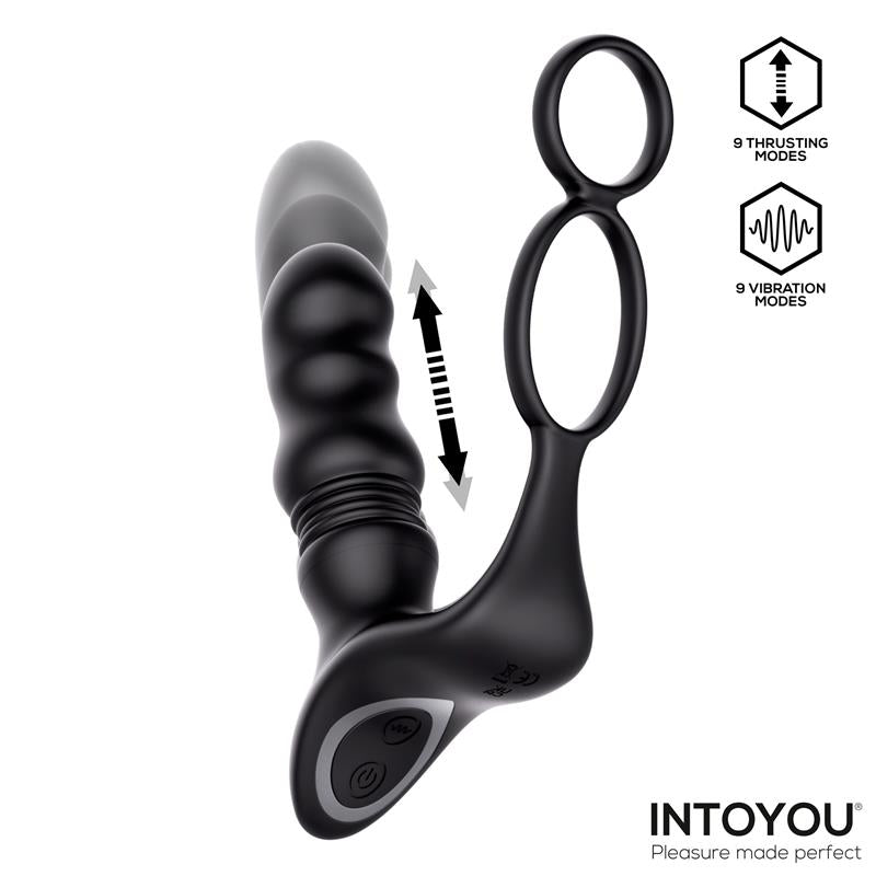 INTOYOU - WOMP MASAJEADOR PROSTÁTICO CON VIBRACIÓN, THRUSTING Y CONTROL REMOTO