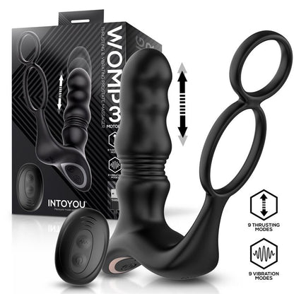 INTOYOU - WOMP MASAJEADOR PROSTÁTICO CON VIBRACIÓN, THRUSTING Y CONTROL REMOTO