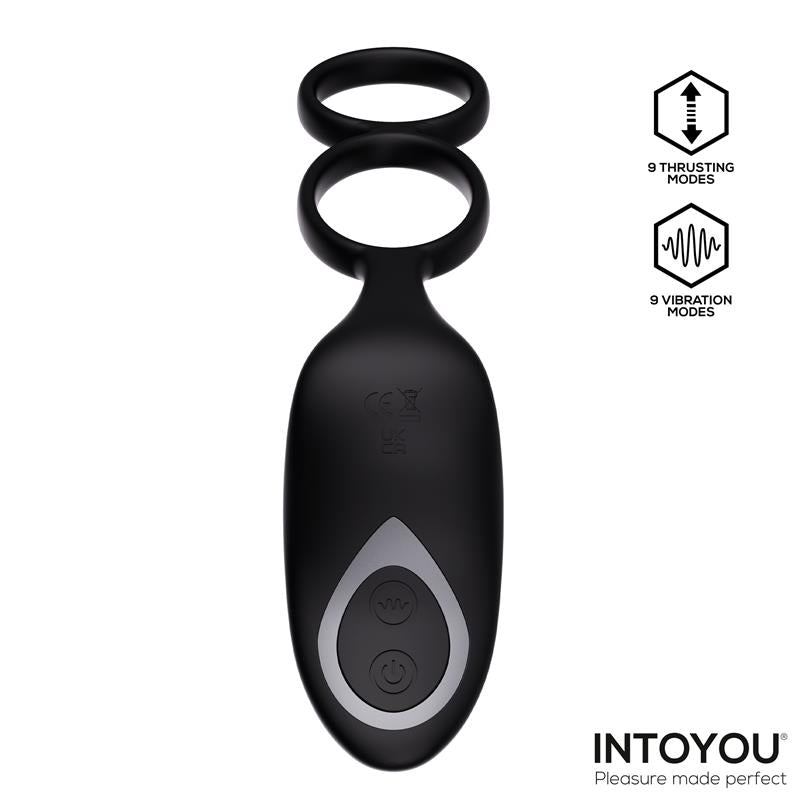 INTOYOU - WOMP MASAJEADOR PROSTÁTICO CON VIBRACIÓN, THRUSTING Y CONTROL REMOTO
