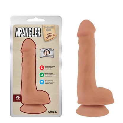 CHISA - WRANGLER DILDO DUAL DENSITY BRONCEADO 19CM
