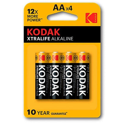 KODAK - XTRALIFE PILA ALCALINA AA LR6 BLISTER DE 4